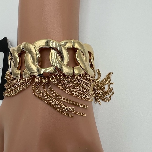 Large Link Bracelet with chain link NWT - Picture 6 of 7